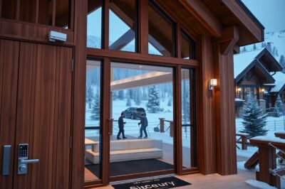 How Do Aspen Properties Incorporate Smart Security For Ski Enthusiasts?