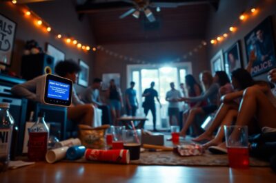 Teen House Party Busted by Smart Security