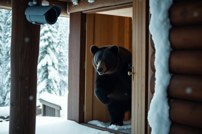 Smart Cameras Catch Bears Breaking Into Mountain Homes (Real Footage)